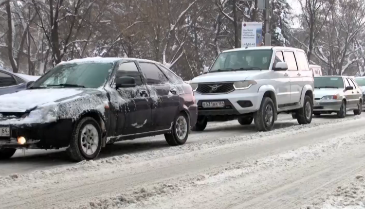 Метель надвигается на Саратовскую область