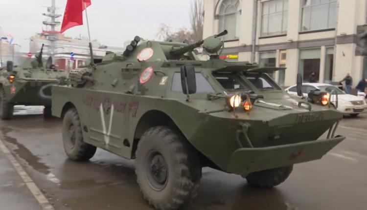 Традиционный бронепробег прошел по улицам нашего города – от кинотеатра «Победа» до Парка Победы