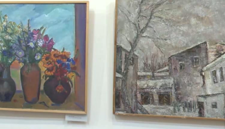 Там открылась персональная выставка к 75-летию саратовского художника Романа Мерцлина