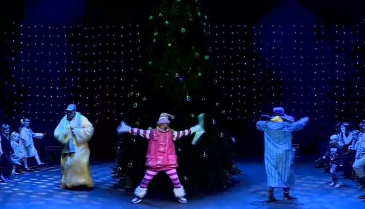 В саратовском ТЮЗе на малой сцене состоялся спектакль для детей из семей участников СВО – праздничная новогодняя интермедия с нарядной елкой и Дедом Морозом