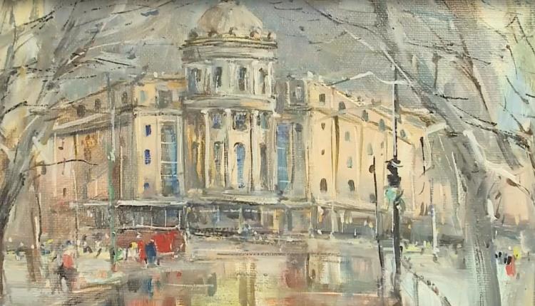 Потеплению в душе, движению света посвятили живописцы, скульпторы и графики свои новые работы, которые объединила областная выставка под названием «Движение света и цвета»