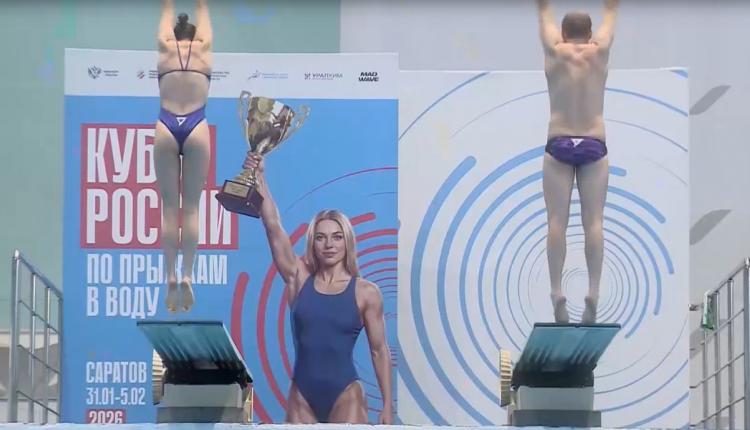 Аркадий и Кристина Айдаровы – спортсмены по прыжкам в воду