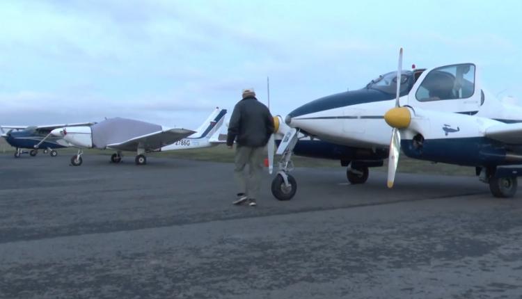 В рамках Недели космоса, объявленной президентом России Владимиром Путиным, с аэродрома в Дубках сегодня стартовала авиационная экспедиция
