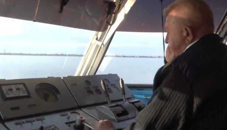 Начал свою работу и речной транспорт