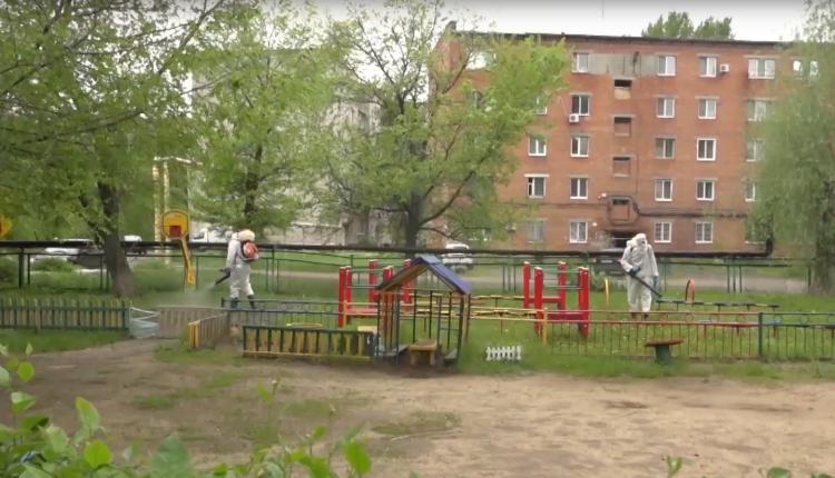 Обработку трех детских садов провели специалисты дезинфекционной станции