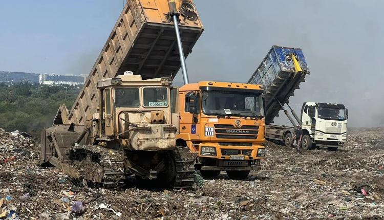 К ликвидации последствий возгорания на мусорном полигоне АО «Ситиматик» в Энгельсе привлечена дополнительная техника