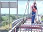 На мостовом переходе через Волгоградское водохранилище в районе села Пристанное продолжается замена деформационных швов
